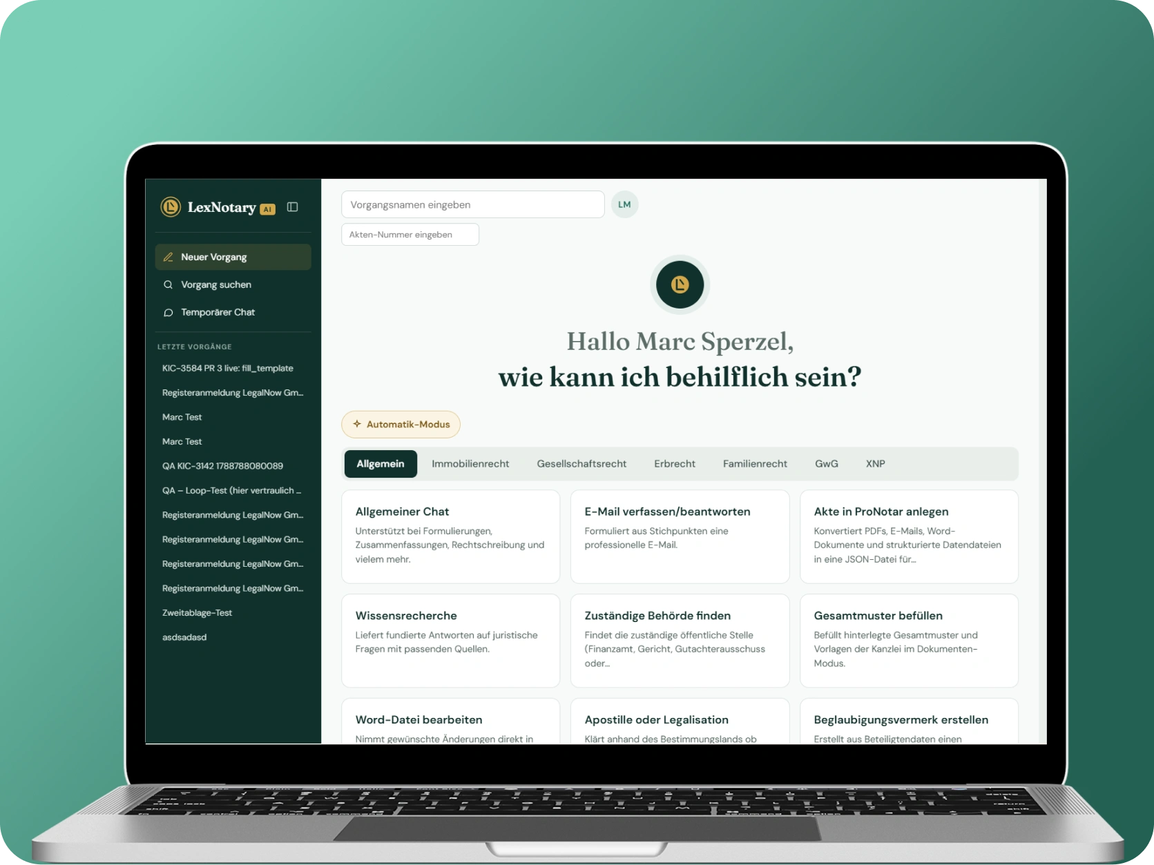 LexNotary AI product photography