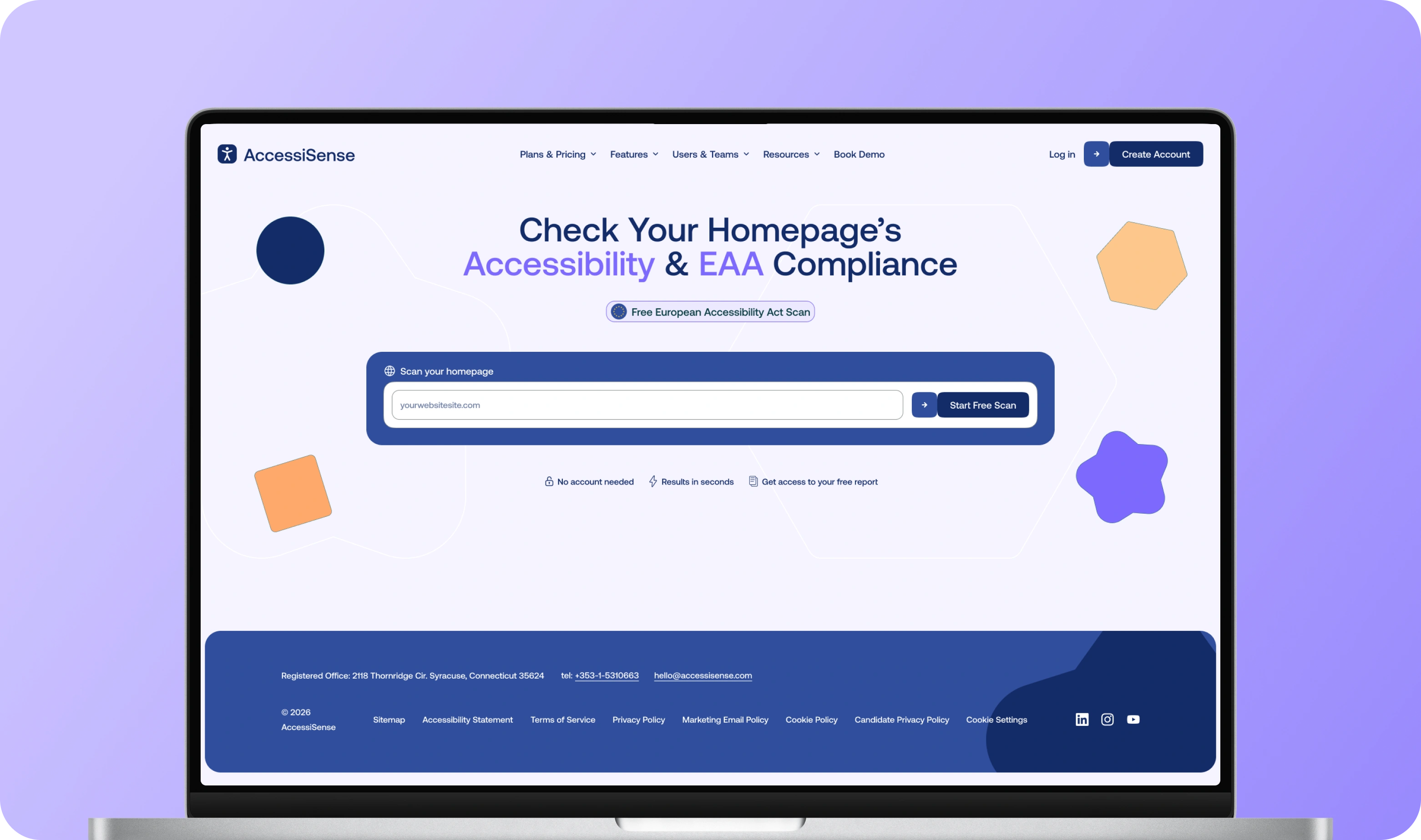 AccessiSense UI showcase 2
