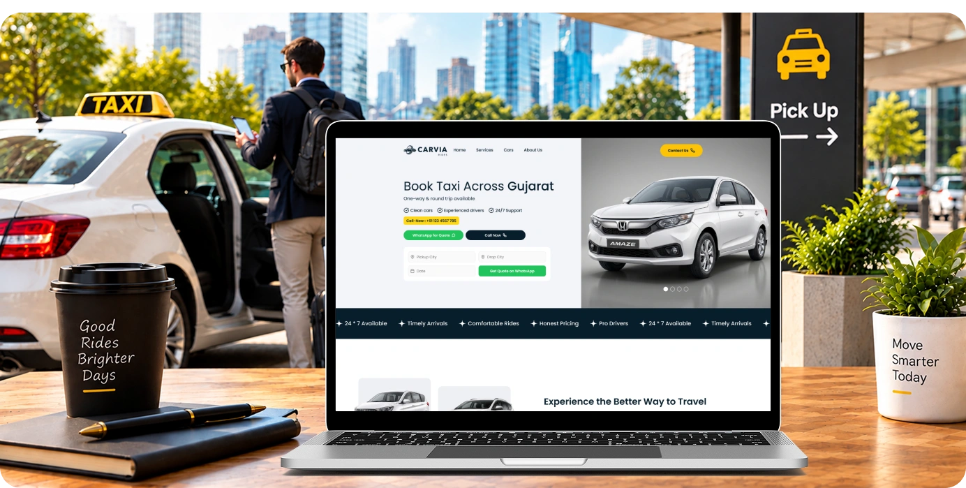 Carvia Rides banner