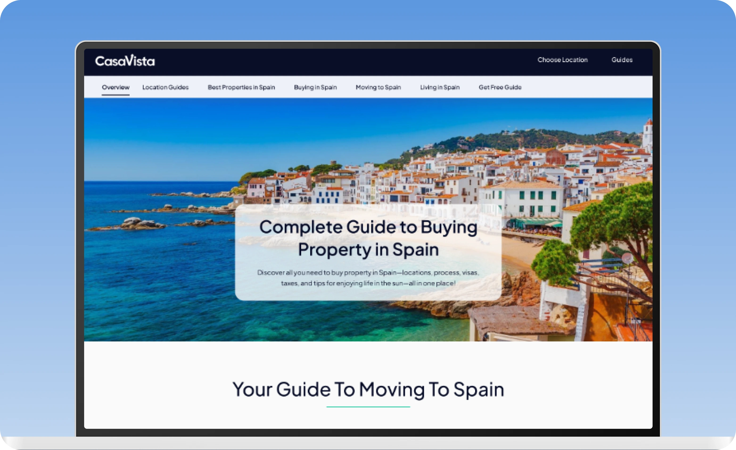 CasaVista country guide &mdash; complete guide to buying property in Spain