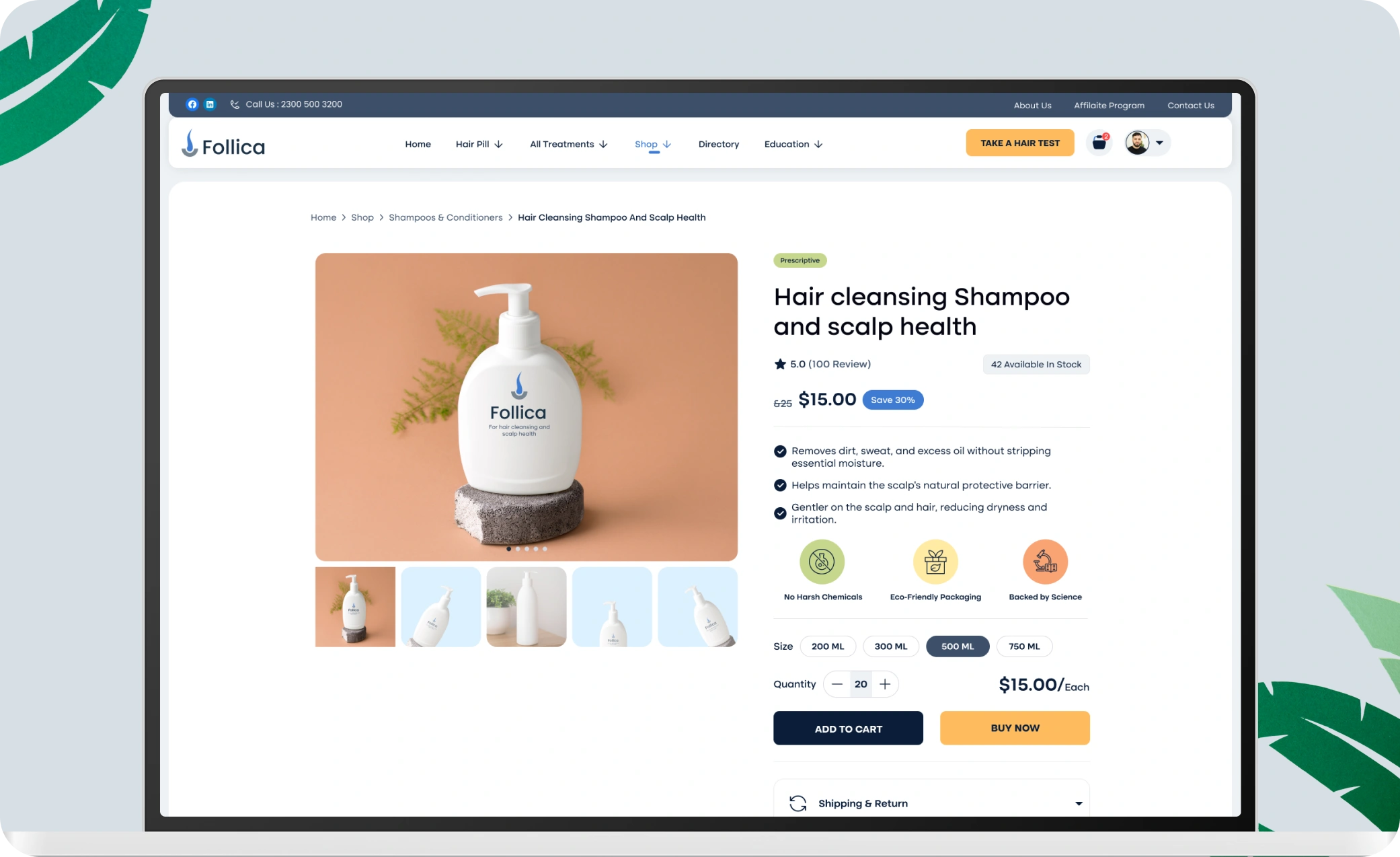 Follica UI showcase 2