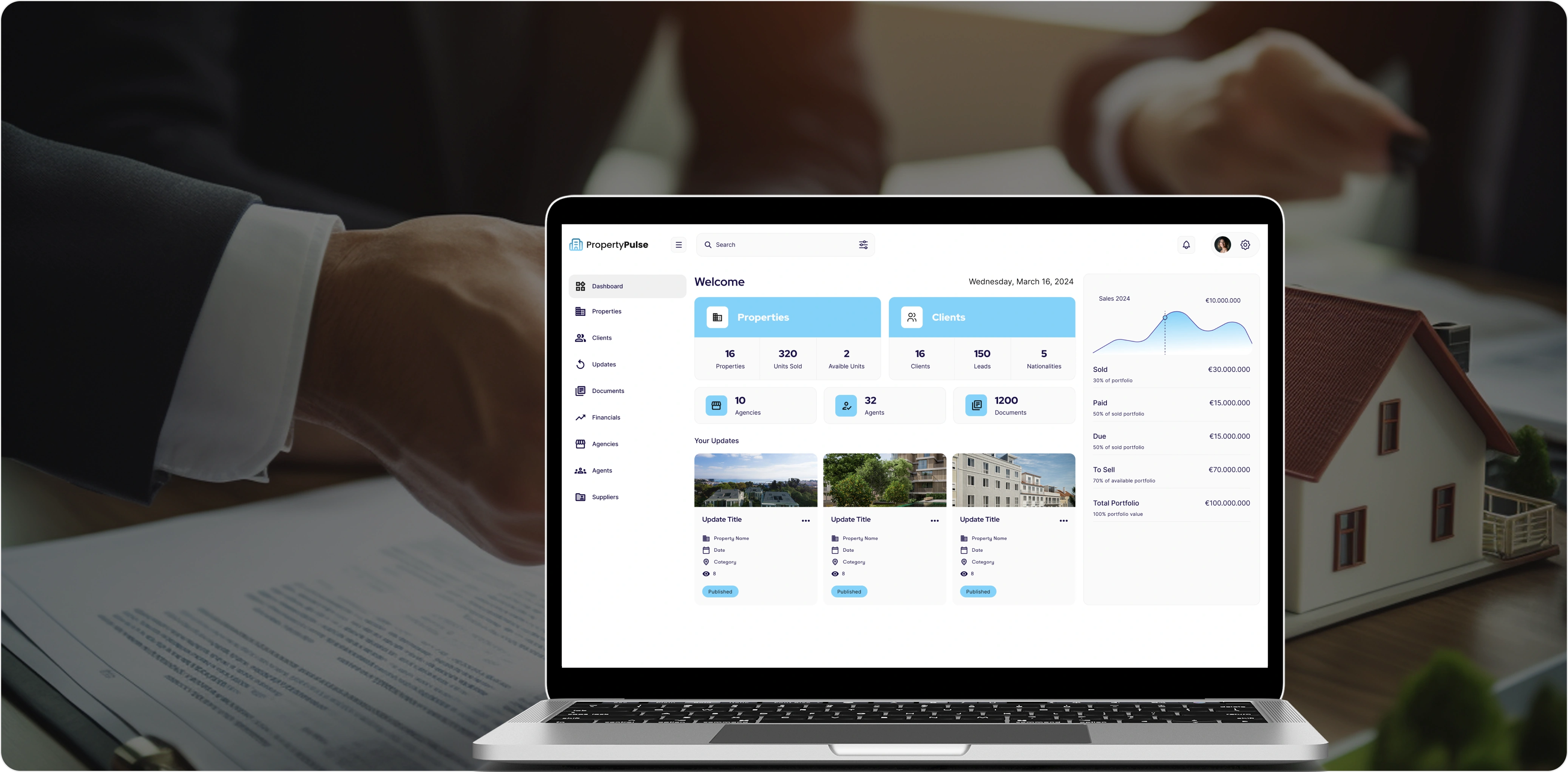 PropertyPulse platform interface