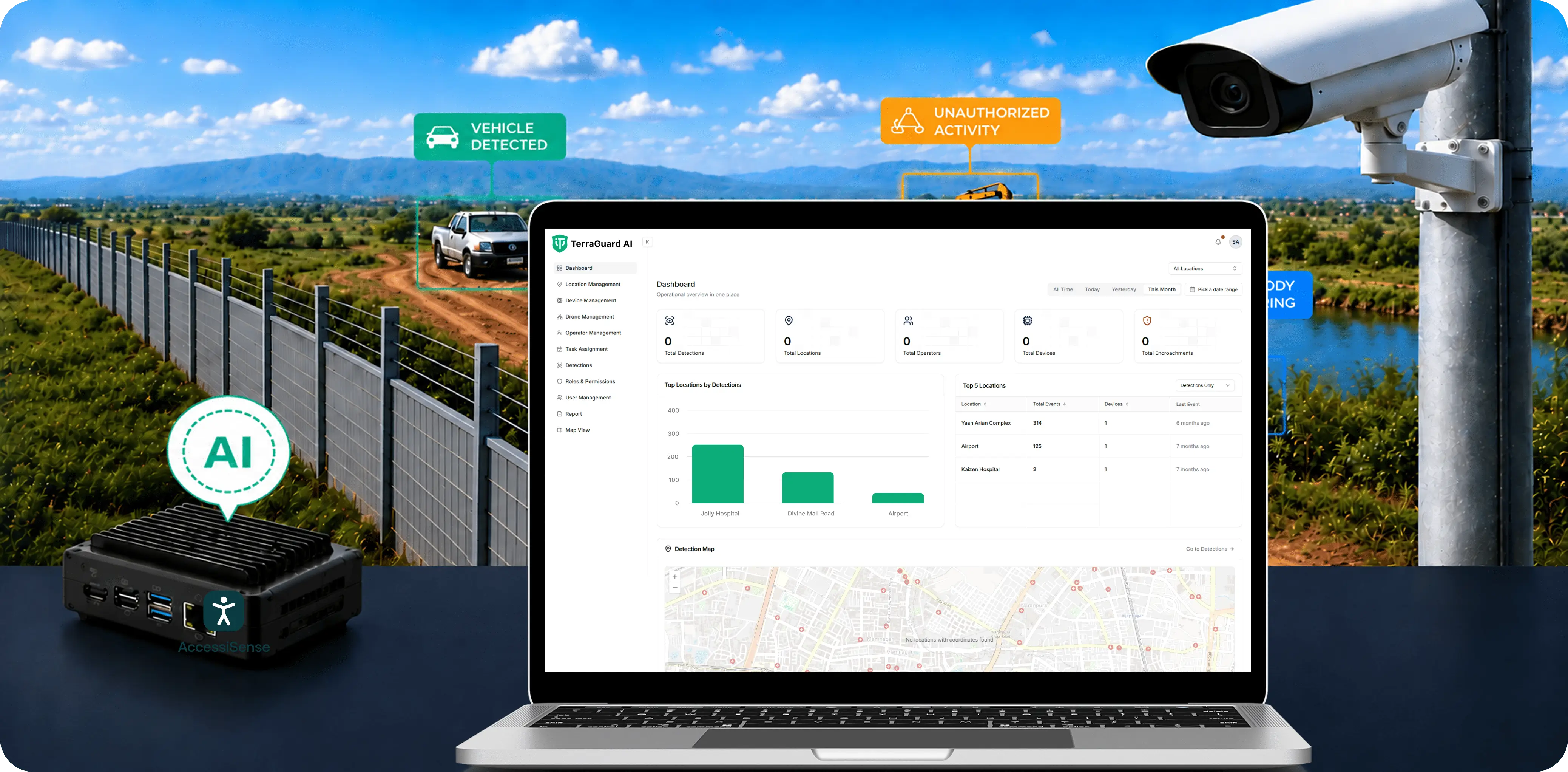 TerraGuard AI app interface