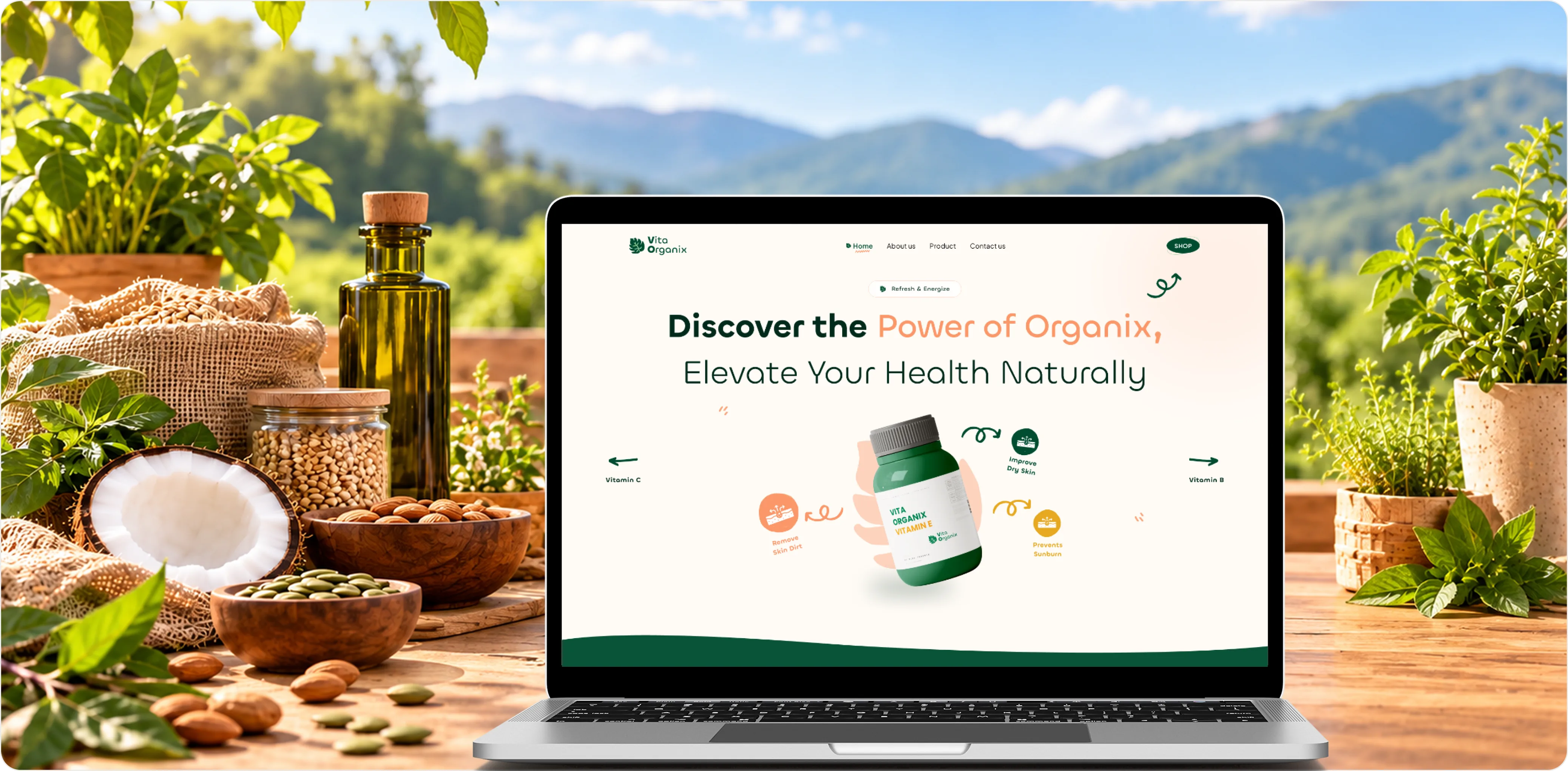 Vita Organix homepage &mdash; Discover the Power of Organix