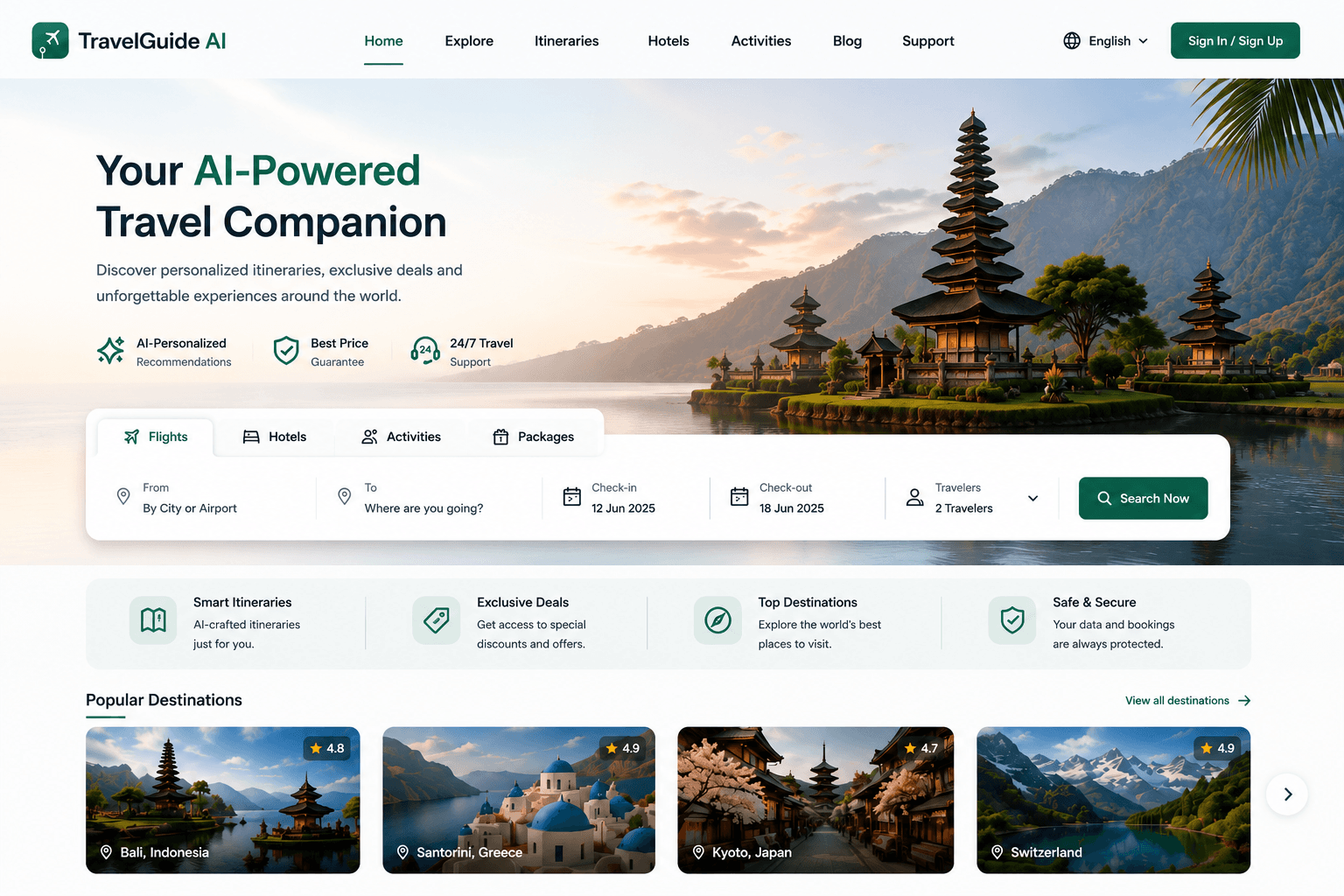 TravelGuide AI: Intelligent Travel Planning Platform fetured-image