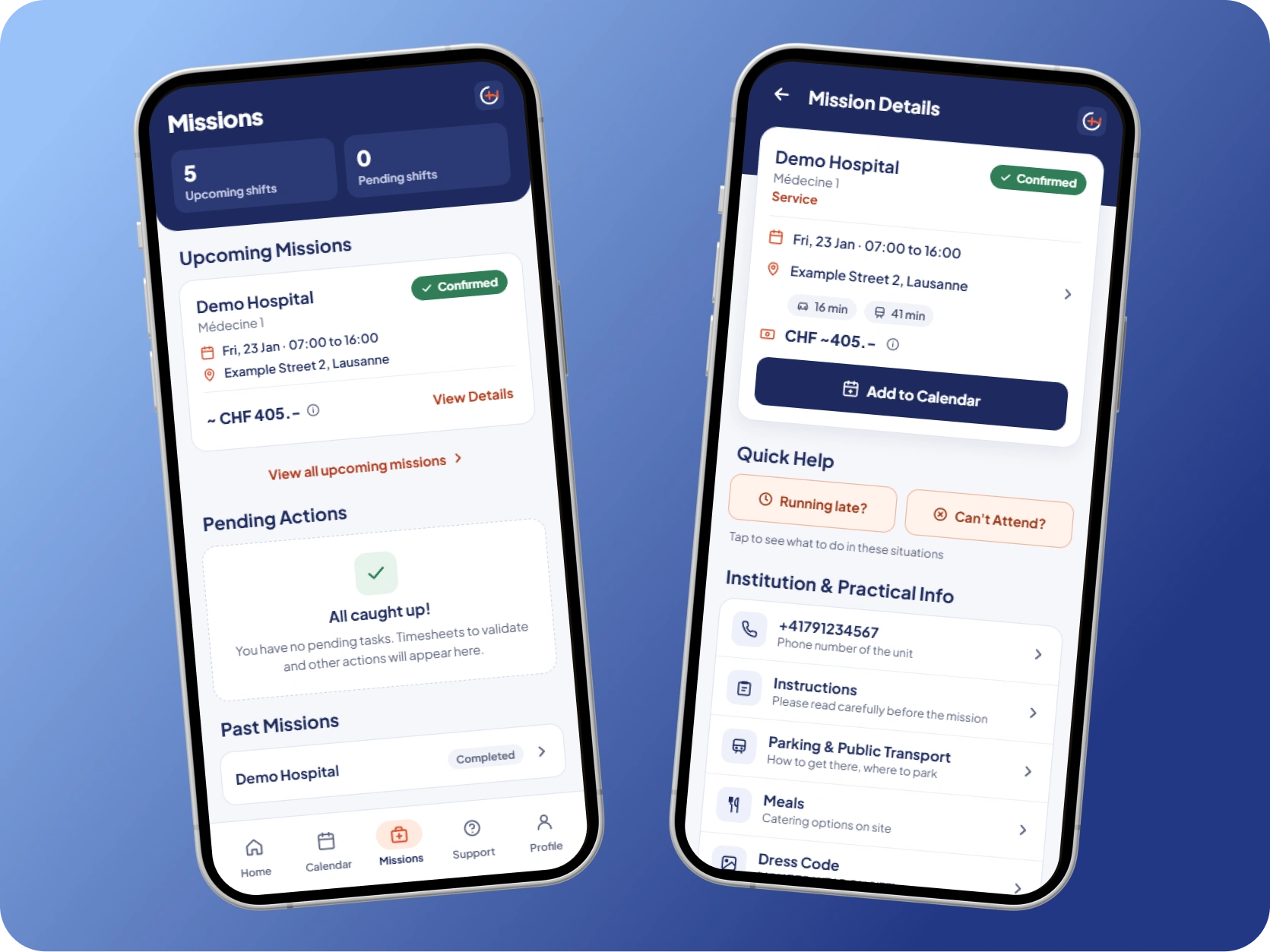 ClinShift: Mobile Healthcare Workforce & Shift Management Platform